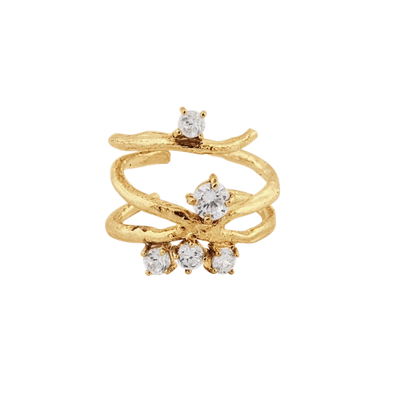 One Big Stone Ring Gold -CU Jewellery - Snabb frakt & paketinslagning - Nordicspectra.se