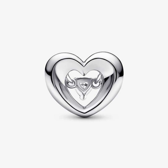 Strahlendes Herz & Schwebender Stein Charm von PANDORA, Schneller Versand - Nordicspectra.de