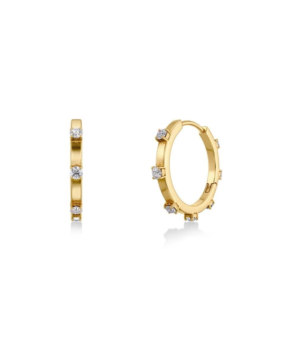 Edblad - Celeste Hoops L Gold
