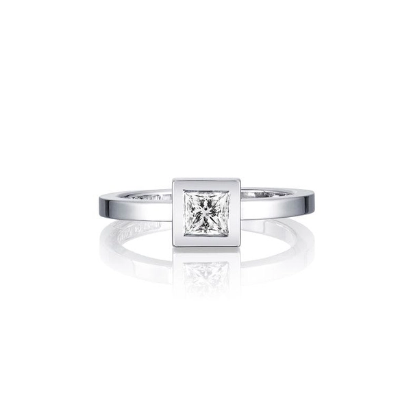 Princess Wedding Thin Ring 0.40 ct White Gold - Efva Attling ringar - Snabb frakt & paketinslagning - Nordicspectra.se