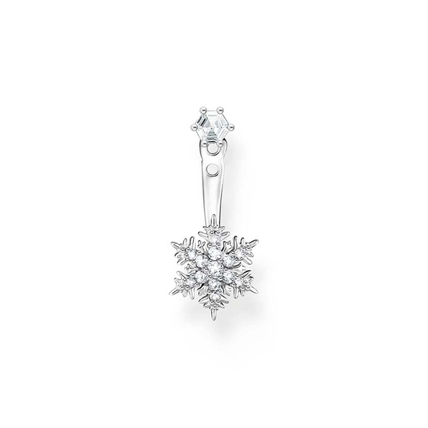Stiftörhänge Individuellt Snöflinga Vita Stenar Silver - Thomas Sabo - Suuri valikoima & ilmainen lahjapaketointi - Nordicspectra.fi