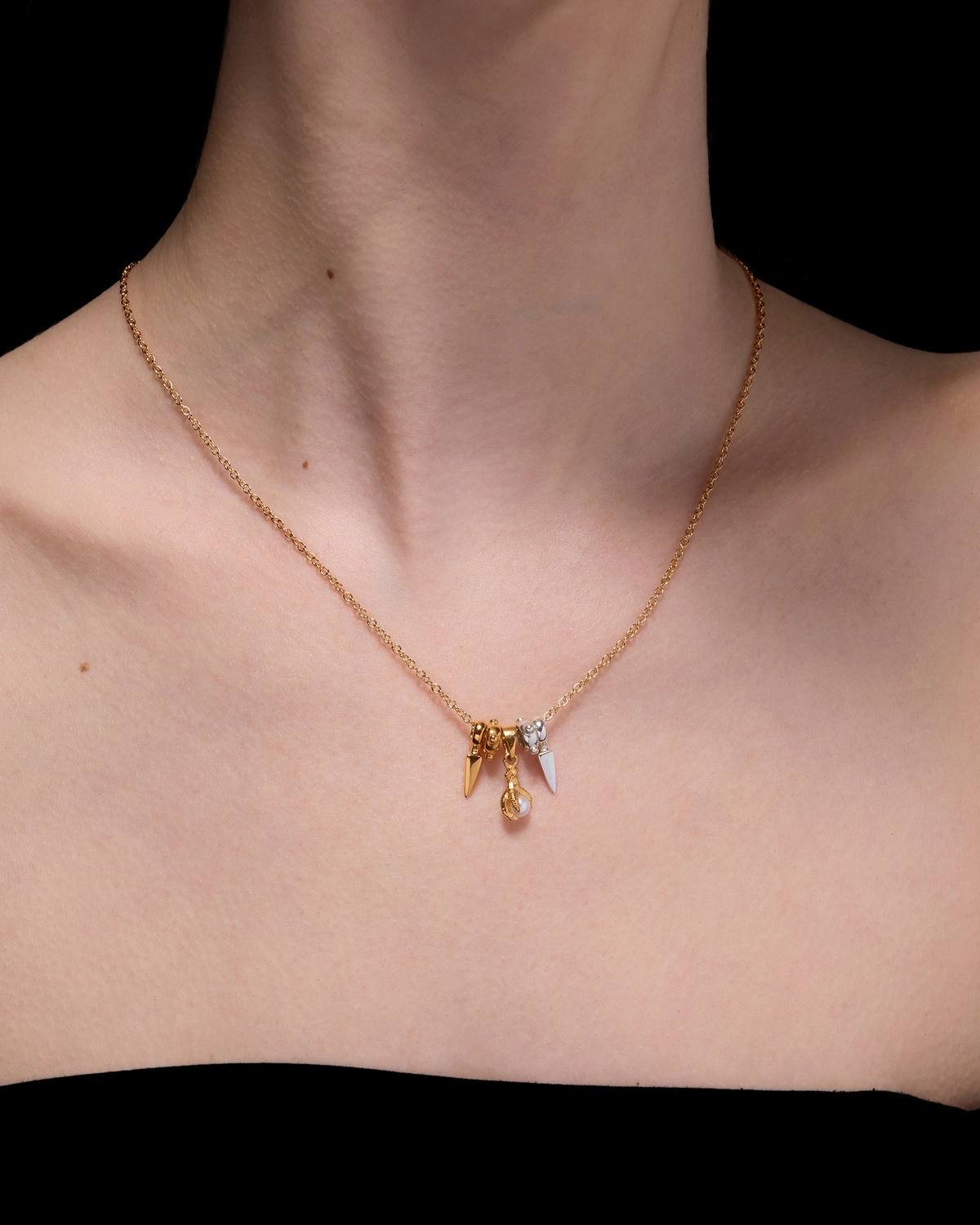 18K vergoldetes Silber
