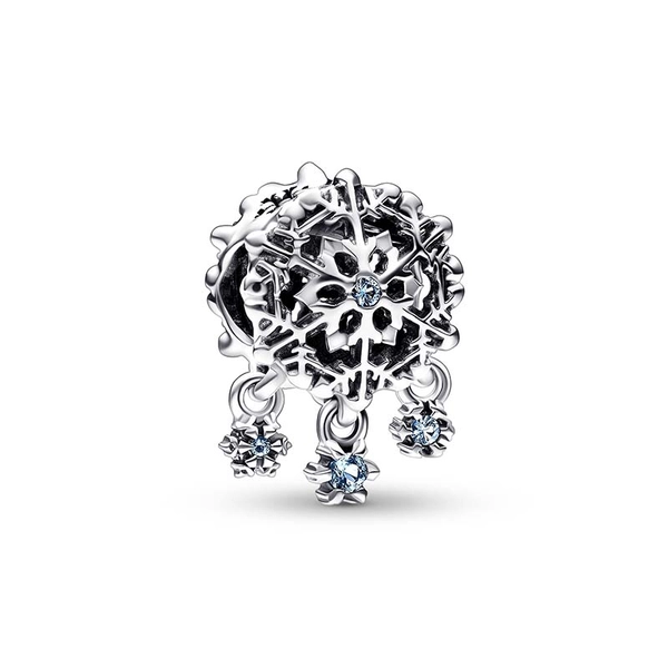 Icy Snowflake Drop Charm - PANDORA - Suuri valikoima & ilmainen lahjapaketointi - Nordicspectra.fi