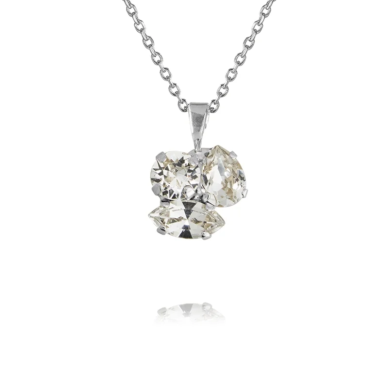 Caroline Svedbom – Ana Necklace Rhodium Crystal