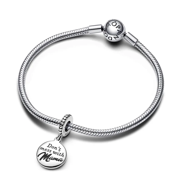 Mama Gravierbarer Charm-Anhänger - PANDORA - Nordic Spectra