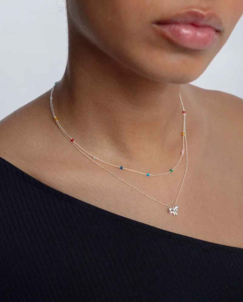 Santa Monica Necklace Silver - Syster P - Snabb leverans & Gratis paketinslagning - Nordic Spectra