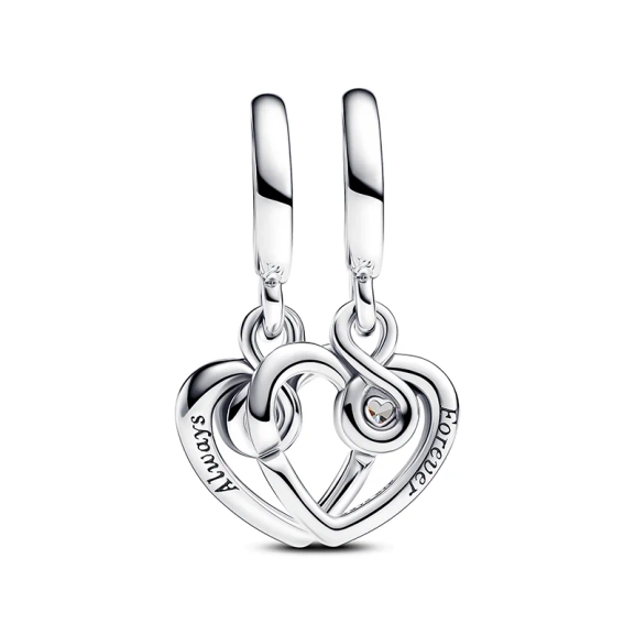 Für immer & Ewig Teilbarer Charm-Anhänger - PANDORA - Nordic Spectra