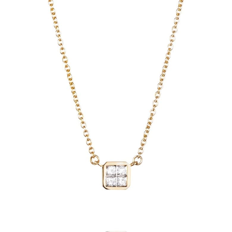 Efva Attling - 4 Love Necklace Gold