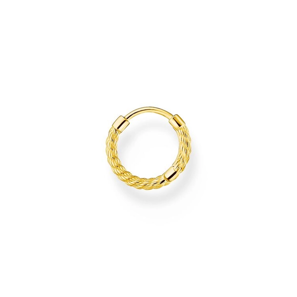 Einzel Creole Seil Gold von Thomas Sabo, Schneller Versand - Nordicspectra.de