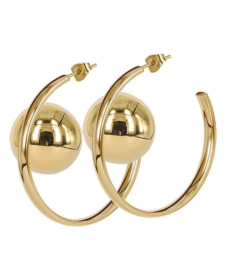 ESSIE Hoops Örhängen Guld - Astrid & Agnes - Snabb frakt & paketinslagning - Nordicspectra.se