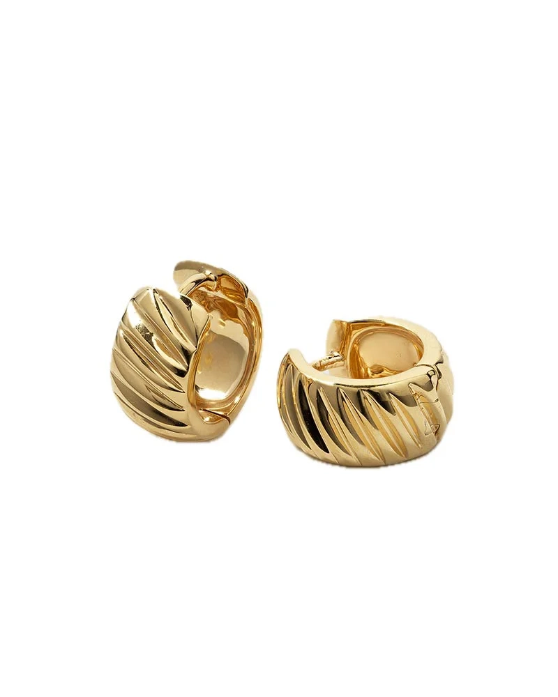 Syster P - La La Love Plain Hoops Gold