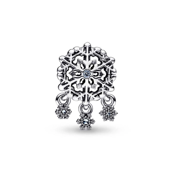 Icy Snowflake Drop Charm - PANDORA - Suuri valikoima & ilmainen lahjapaketointi - Nordicspectra.fi