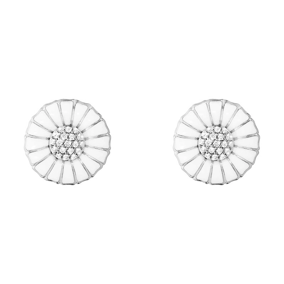 Daisy Korvakorut Hopea & Timantti - Georg Jensen - Suuri valikoima & ilmainen lahjapaketointi - Nordicspectra.fi