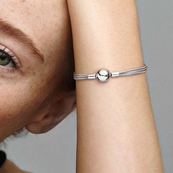 Pandora Moments Mehrreihiges Schlangen-Gliederarmband von PANDORA, Schneller Versand - Nordicspectra.de