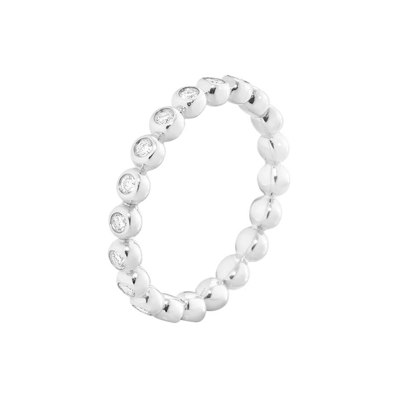 Aurora Ring Vitguld med Diamanter 0.28 ct - Georg Jensen ringar - Snabb frakt & paketinslagning - Nordicspectra.se