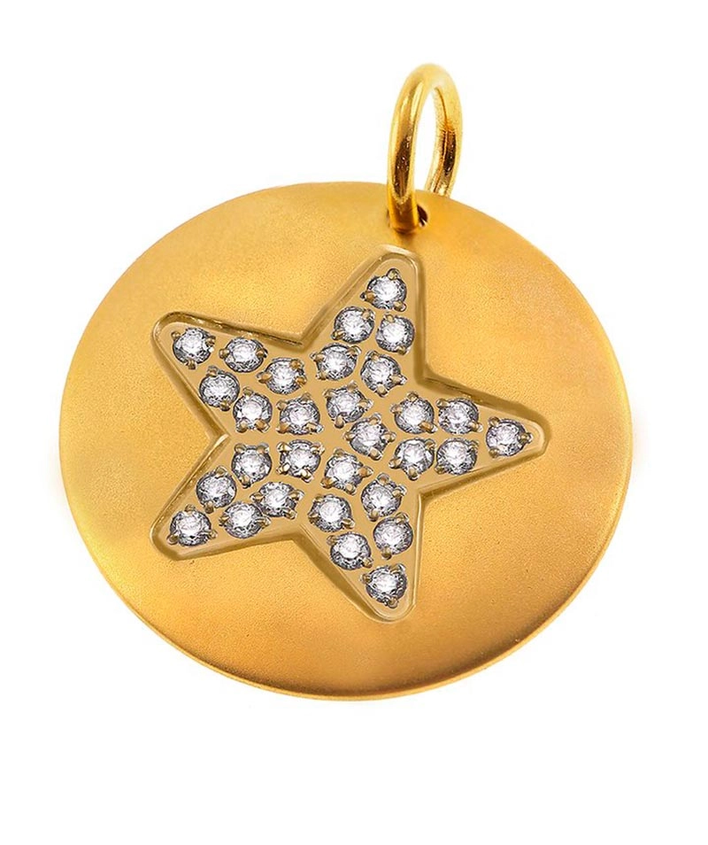 Charmentity Star Small Matt Gold - Edblad - Snabb frakt & paketinslagning - Nordicspectra.se