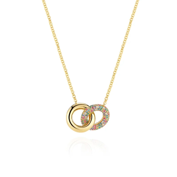 Carrara Due Piccolo Halskette Mix Gold von Sif Jakobs