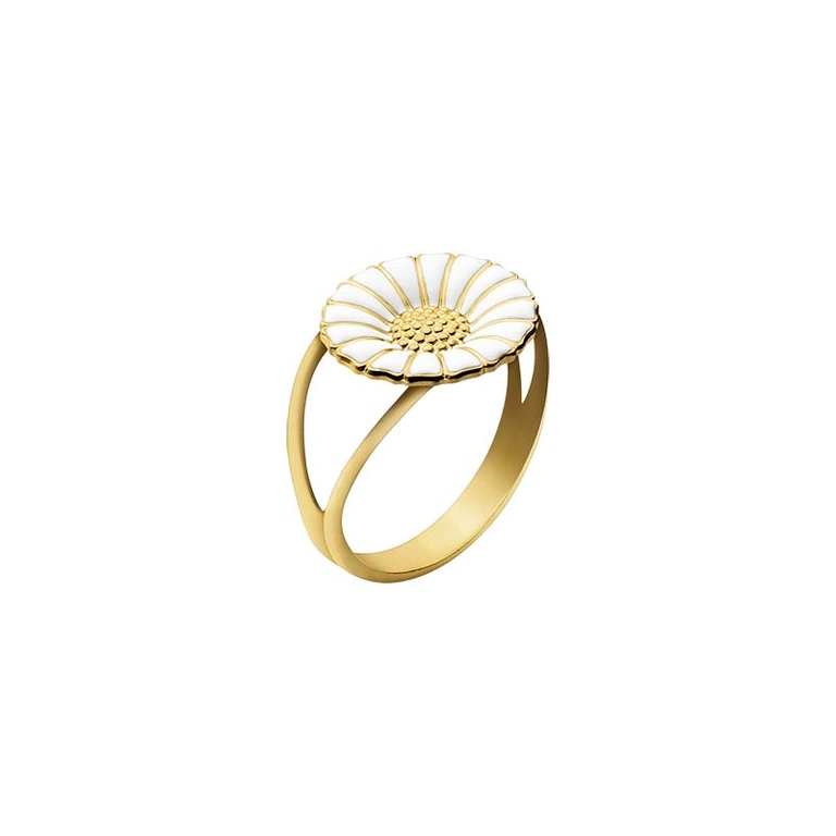 Daisy Ring Guldpläterat Silver Liten - Georg Jensen ringar - Snabb frakt & paketinslagning - Nordicspectra.se