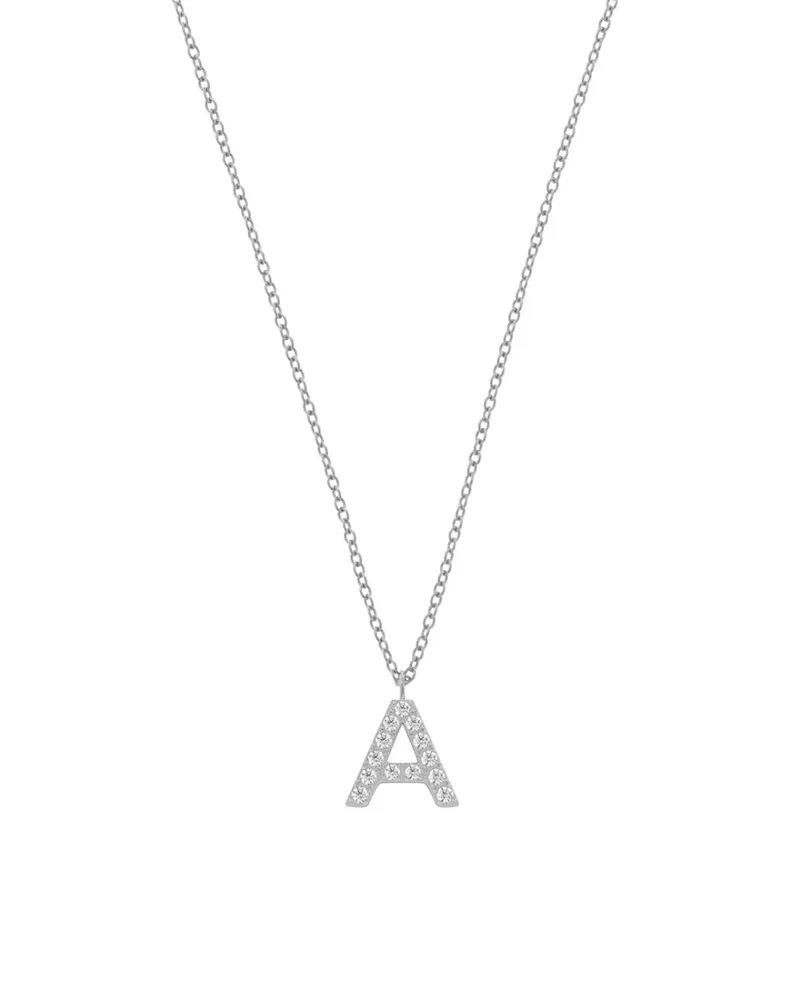 Letter Necklace A-Ö Steel - Edblad - Snabb leverans - Gratis paketinslagning