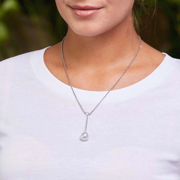 Trellis Y Necklace Steel - Edblad - Snabb frakt & paketinslagning - Nordicspectra.se