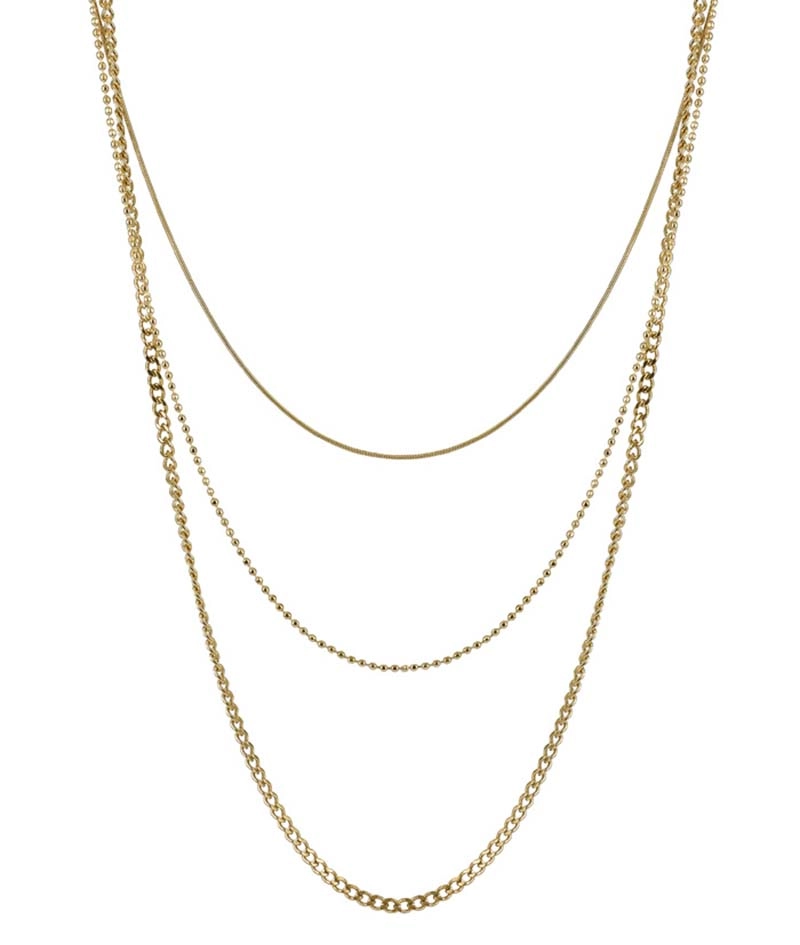 Astrid & Agnes - BETINA Kort Halsband Guld