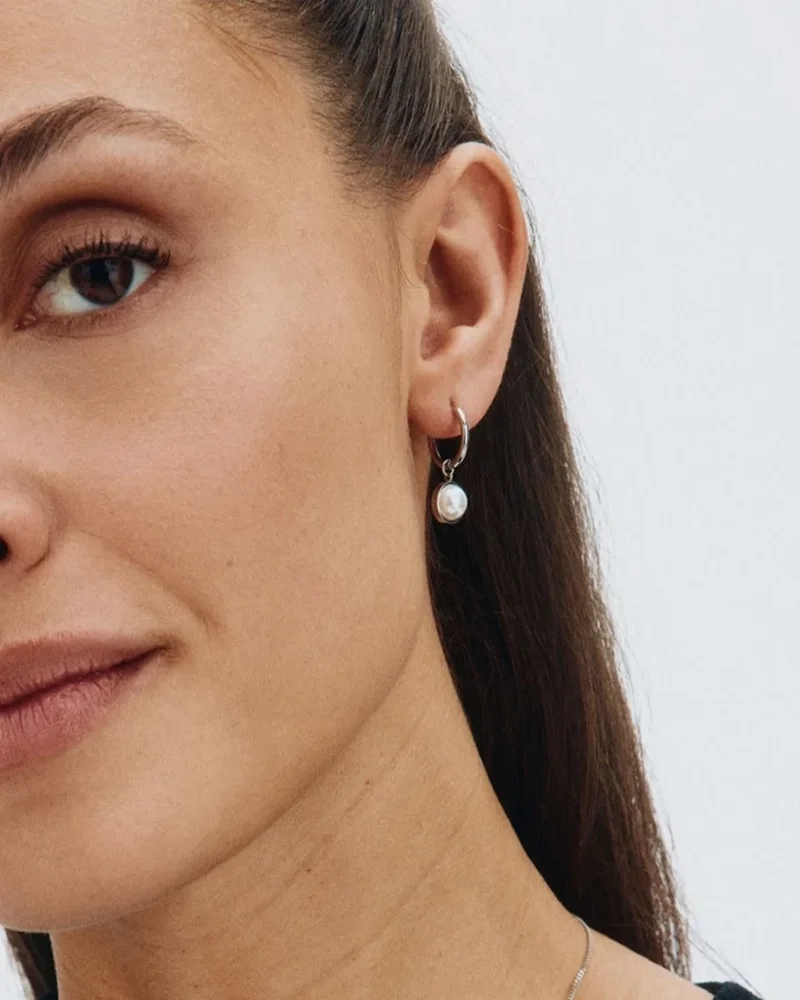 Gabrielle Hoops i rostfritt stål