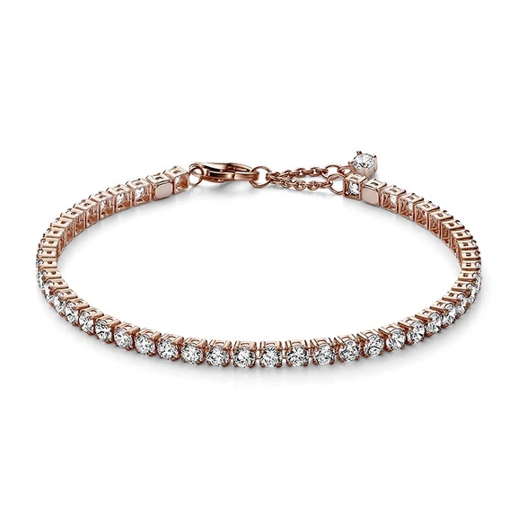 Gnistrande Tennisarmband Rosé - PANDORA - Snabb frakt & paketinslagning - Nordic Spectra