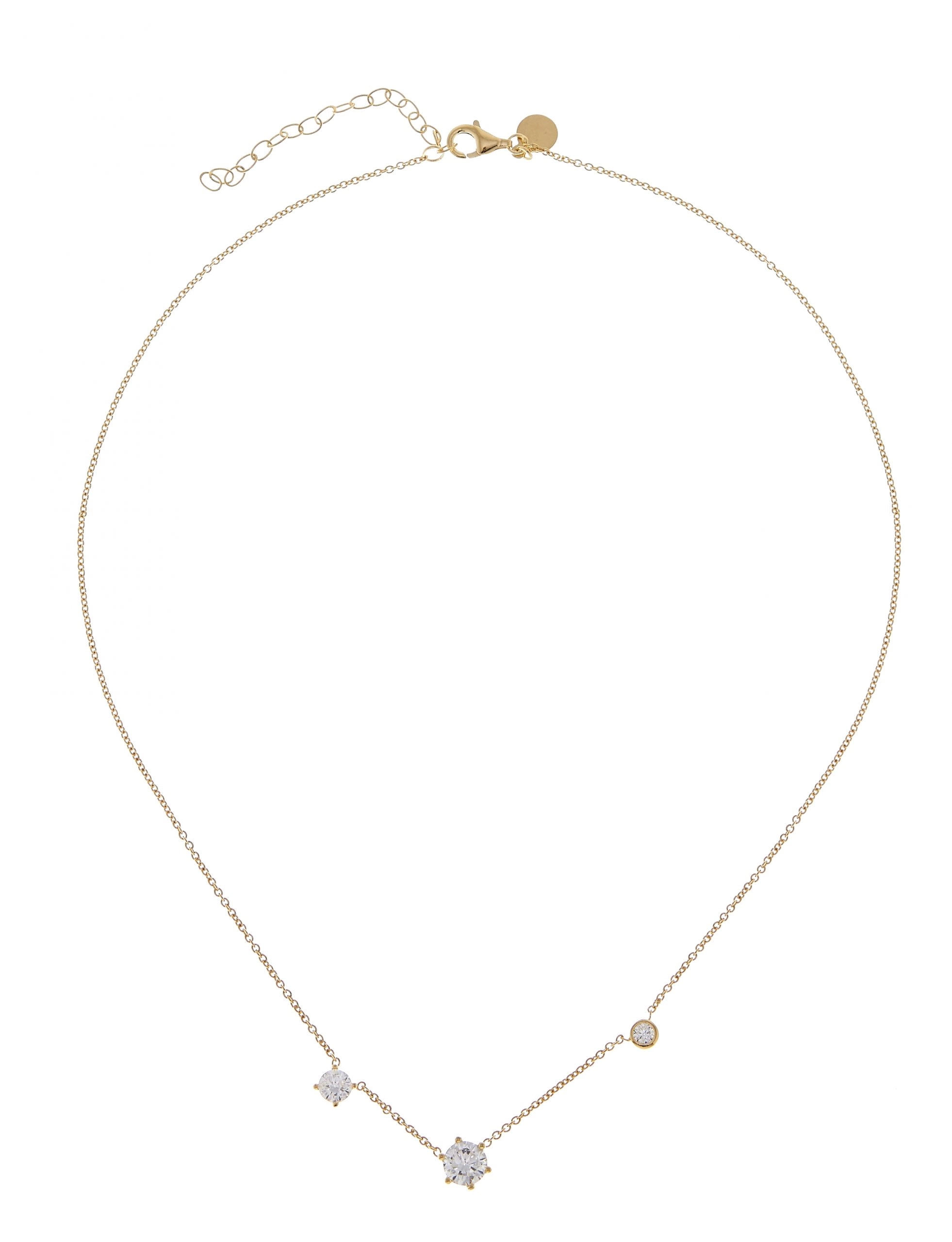 CU Jewellery - Two Stone Necklace Gold