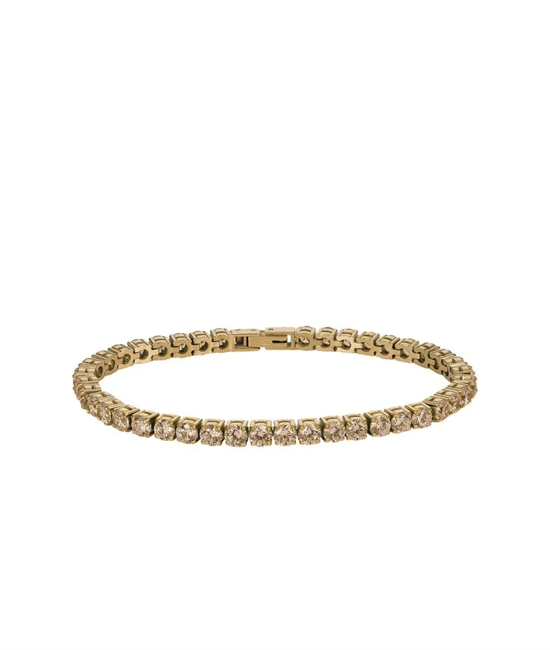 GLIMRA Armband 3 mm Guld/Champange - Astrid & Agnes - Nordic Spectra