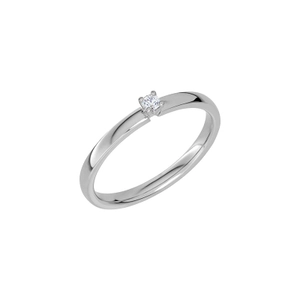 Glimmer 0.05 White Gold - Wedding & engagement rings - Schalins - Scandinavian design - Nordic Spectra
