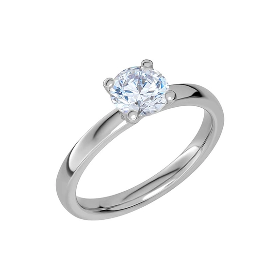 Glimmer 1.00 Platinum - Wedding & engagement rings - Schalins - Scandinavian design - Nordic Spectra