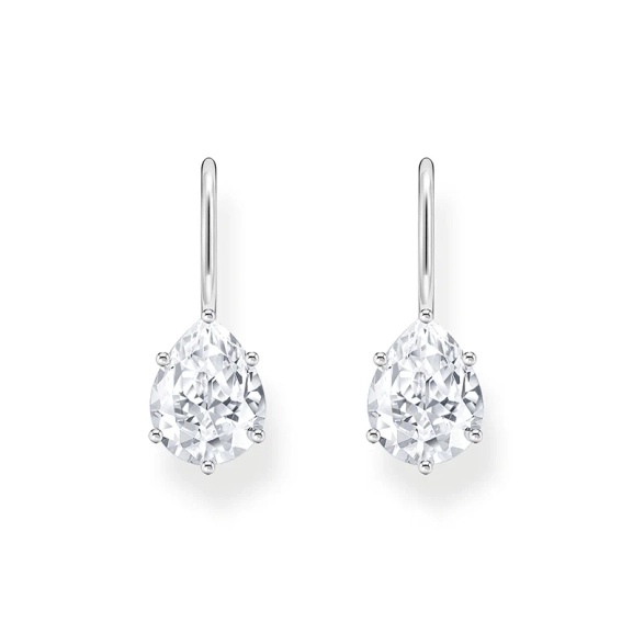 Ohrhänger mit weißem Zirkonia-Tropfen Silber - Thomas Sabo - Nordic Spectra