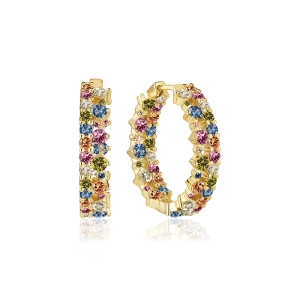 Livigno Creolo Grande Mix Gold -korvakorut Sif Jakobsilta