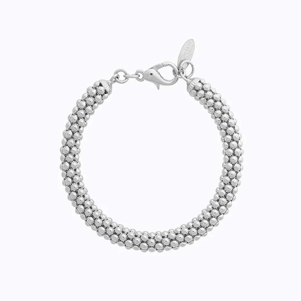 Classic Rope Chain Bracelet Rhodium - Caroline Svedbom - Snabb frakt & paketinslagning - Nordicspectra.se