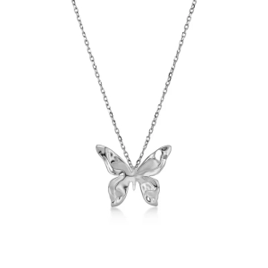 Edblad Butterfly Necklace S Steel med fjärilsdesign