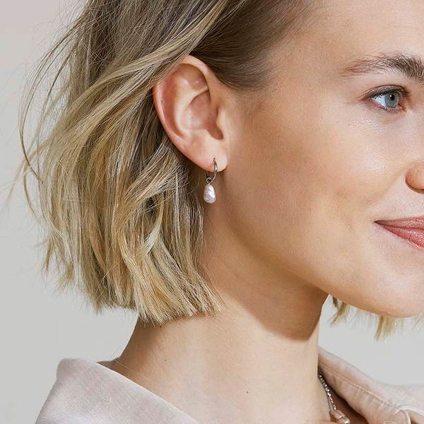 Lucy Hoops Pink Steel - Edblad - Snabb frakt & paketinslagning - Nordic Spectra