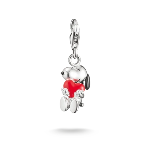 Snoopy with Heart Charm - Thomas Sabo - Suuri valikoima & ilmainen lahjapaketointi - Nordic Spectra
