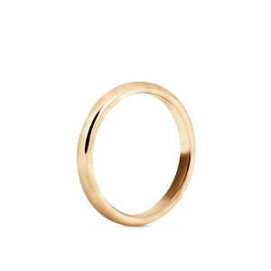 Wedding Band 1946 Rounded 3 mm Gold - Nordic Spectra - Verstärkt die großen Ereignisse des Lebens - Nordic Spectra