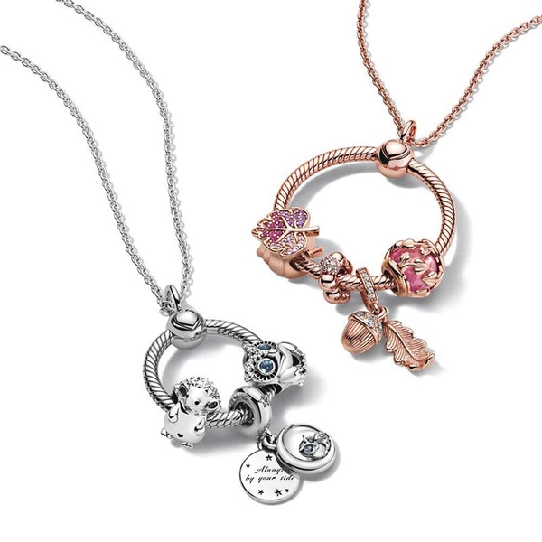 Moments Medium O Pendant Rosé - PANDORA - Snabb frakt & paketinslagning - Nordicspectra.se