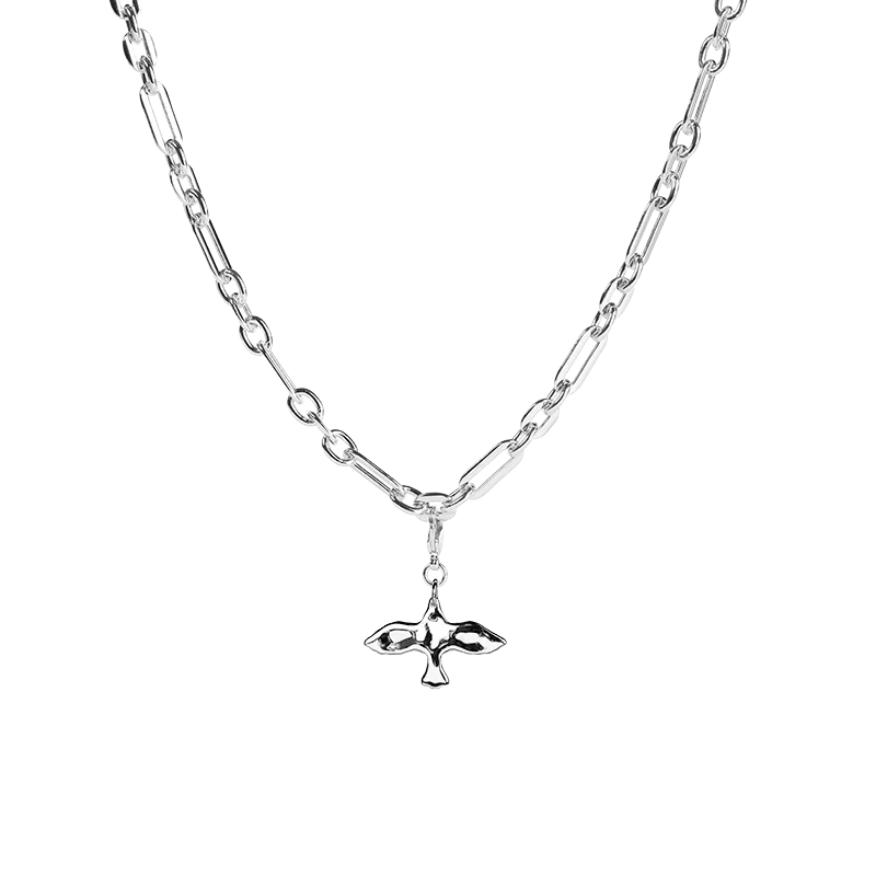 Emma Israelsson - Organic Dove Chunky Chain Necklace Silver