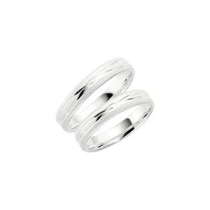 282-4 Silver - Vigsel- & förlovningsringar - Schalins - Fri storleksändring* - Nordic Spectra