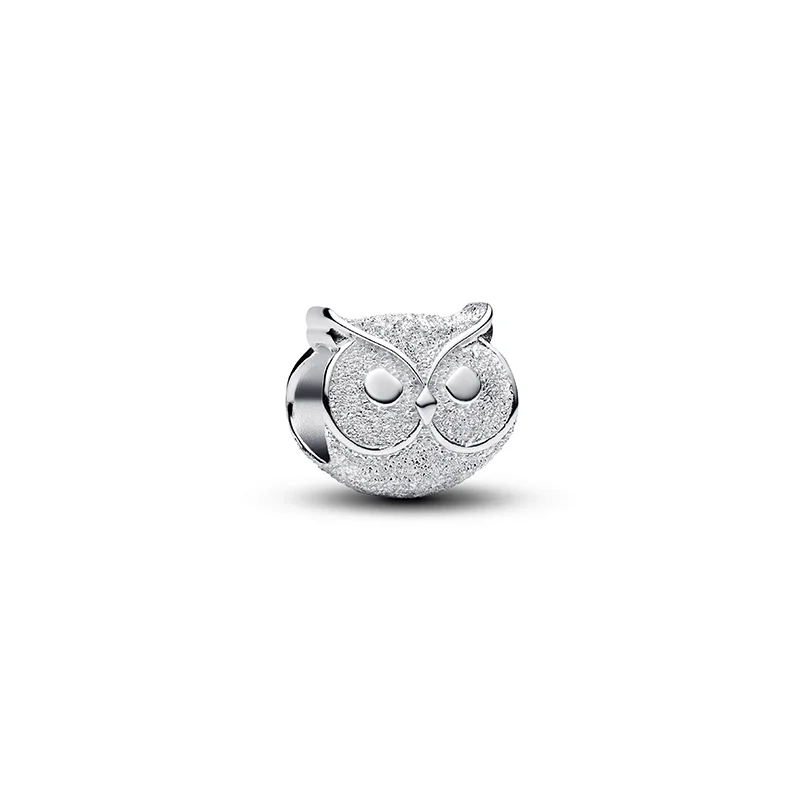 Textured Owl Mini Charm 7