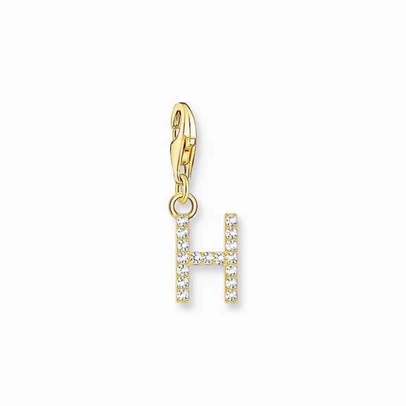 Buchstabe H Gold Steinanhänger - Thomas Sabo - Nordic Spectra