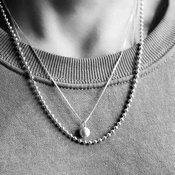Sparkling Globe Necklace Silver - Emma Israelsson - Snabb frakt & paketinslagning - Nordicspectra.se