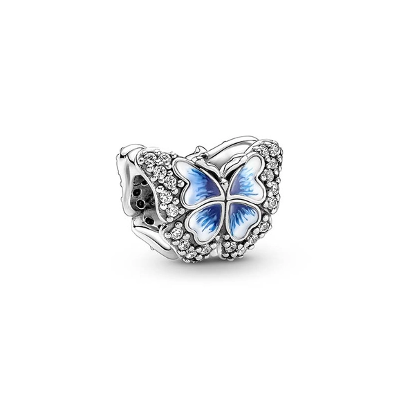 Blue Butterfly Glittrande Berlock - PANDORA - Snabb frakt & paketinslagning - Nordicspectra.se