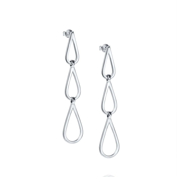 Hooked On A Feeling Earrings i silver