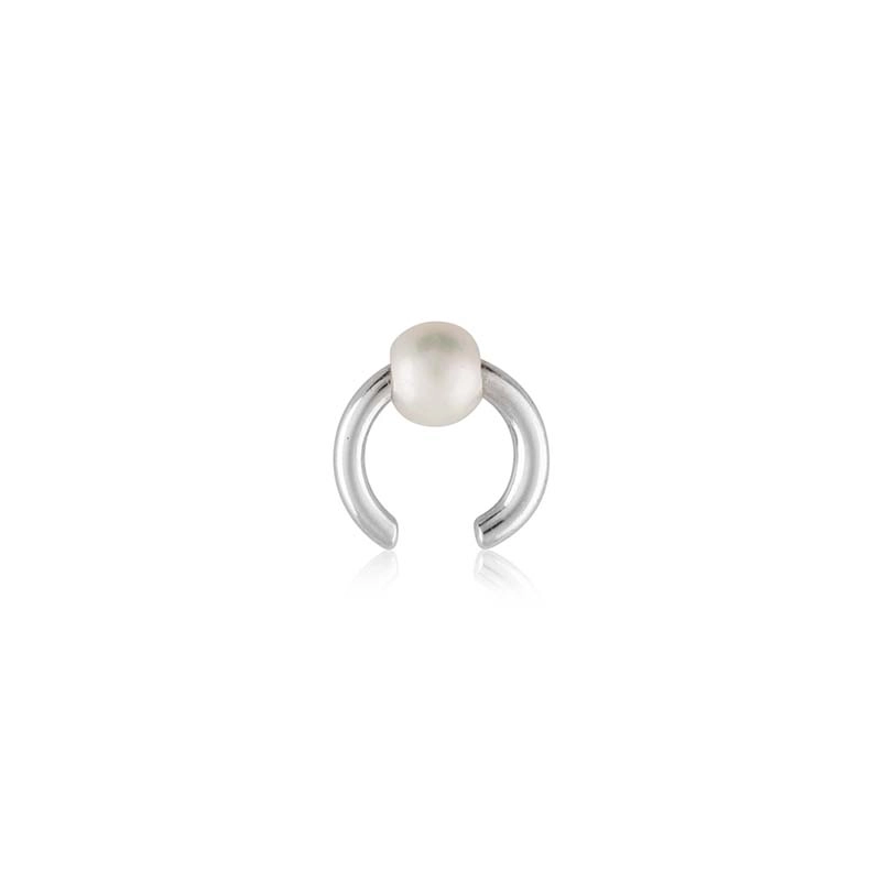 SOPHIE by SOPHIE - Pearl Earcuff Silver
