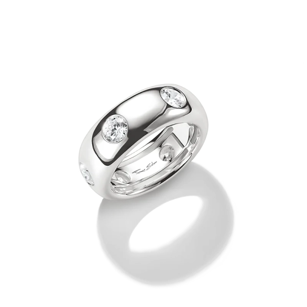 Bold Elegance bandring från Thomas Sabo i silver med vita zirkoniastenar