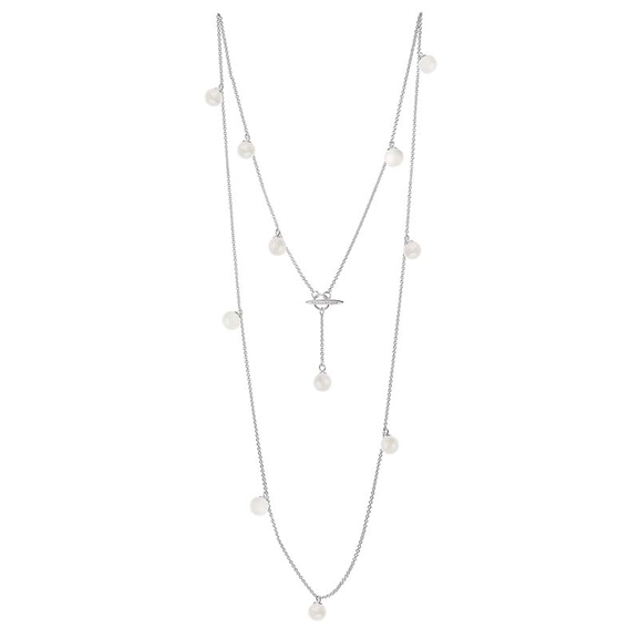 Moon Necklace Long White - Drakenberg Sjölin Halsband - Snabb frakt & paketinslagning - Nordicspectra.se