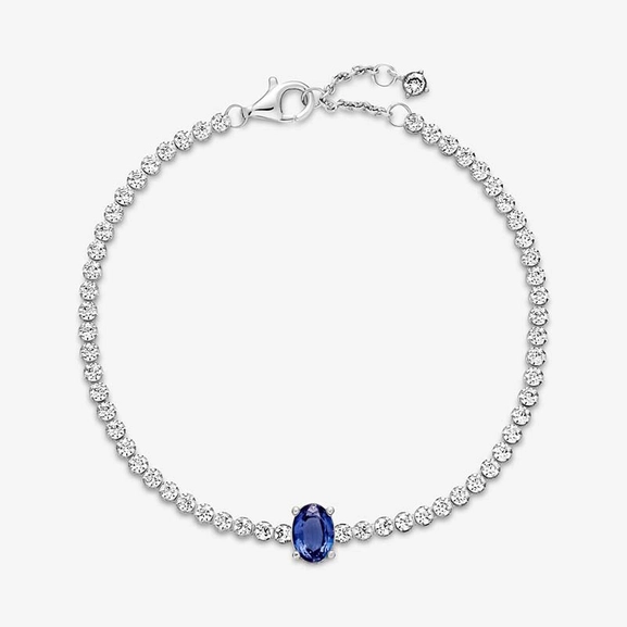 Sparkling Pavé Tennisarmband Blått - PANDORA - Snabb frakt & paketinslagning - Nordicspectra.se